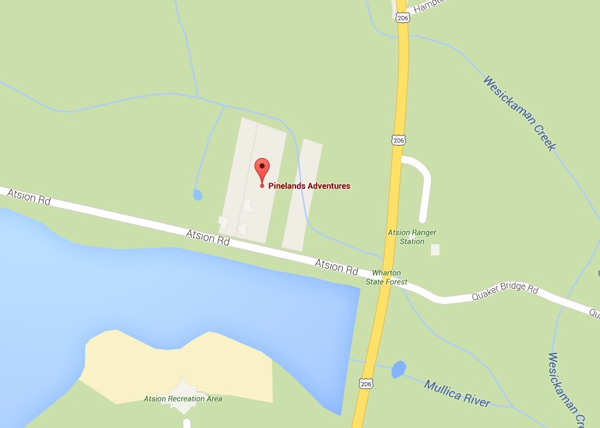 Directions to Pinelands Adventures Pinelands Adventures